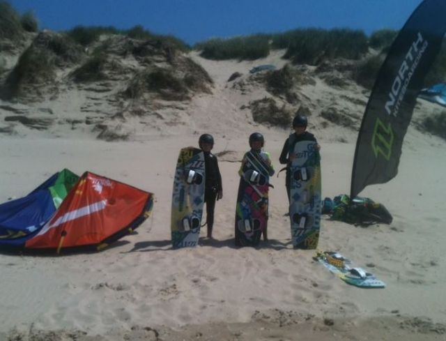 Fin du stage kitesurf